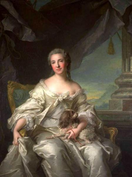 Madame La Comtesse D'argenson by Jean-marc Nattier