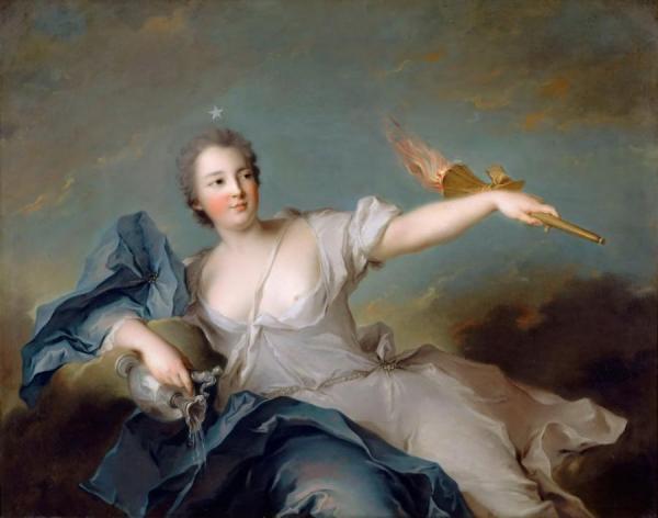 Marie-anne De Nesle, Marquise De La Tournelle, Duchesse De Châteauroux by Jean-marc Nattier