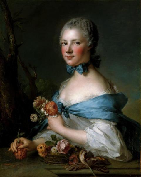 Marquise Perrin De Cypierre by Jean-marc Nattier