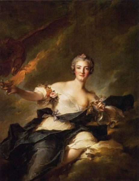 Jean-marc Nattier The Duchesse De Chaulnes Represented As Hebe