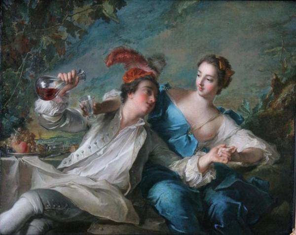 Jean-marc Nattier The Lovers