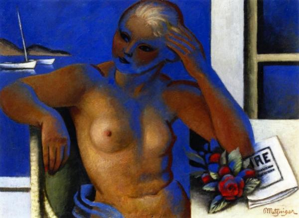 Nude At Twilight, Bandol by Jean Metzinger