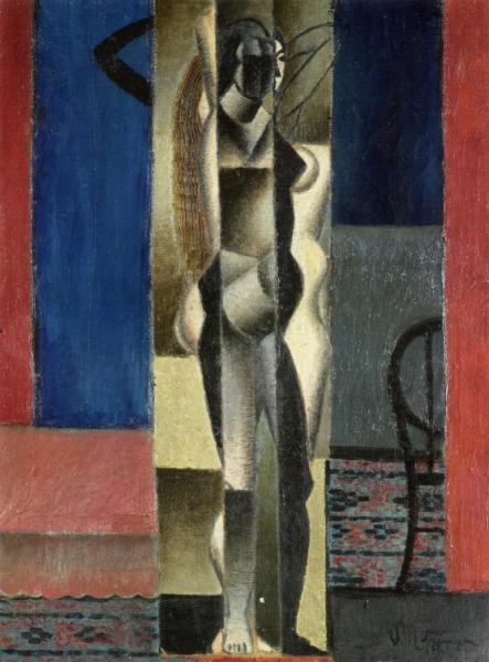 Nude In Front Of A Mirror by Jean Metzinger