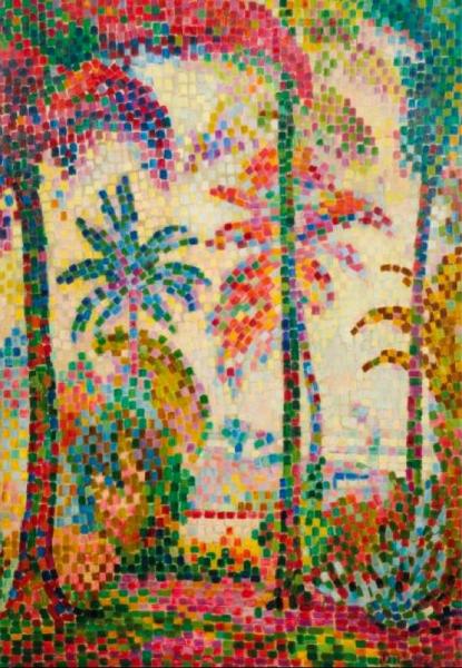 Paysage Tropical, 1907 by Jean Metzinger