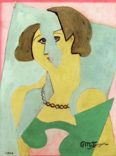 Portrait Of A Woman by Jean Metzinger Oil Painting Reproductions