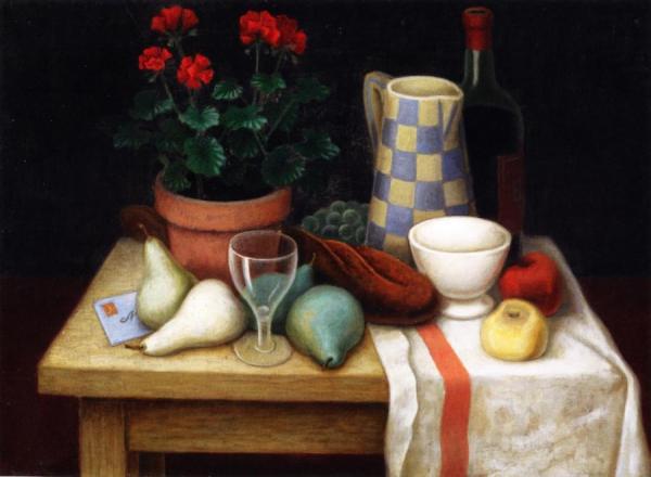 Pot Of Geraniums by Jean Metzinger