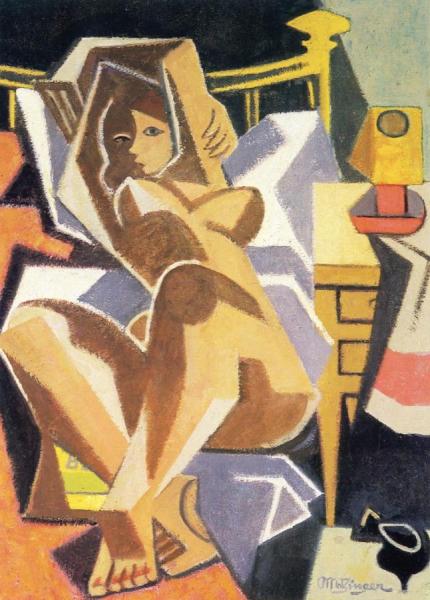 Reclining Nude by Jean Metzinger