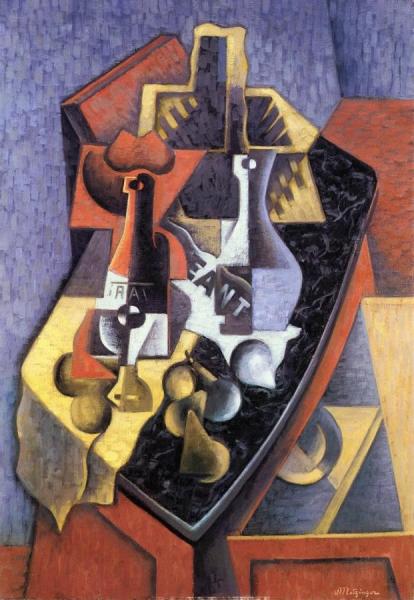 Still Life With Pears by Jean Metzinger Oil Painting Reproductions