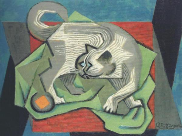 The Cat by Jean Metzinger Oil Painting Reproductions