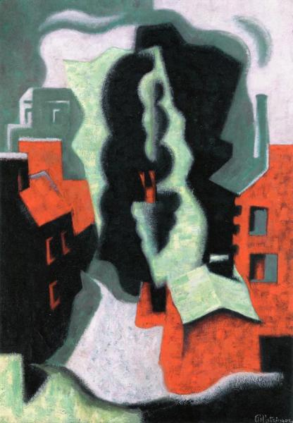The Red Factory by Jean Metzinger