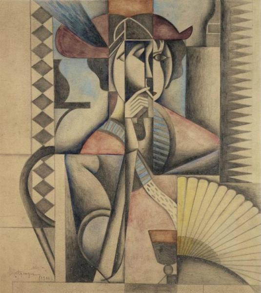 The Smoker by Jean Metzinger Oil Painting Reproductions