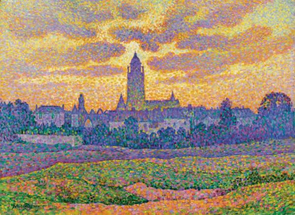 The Tour De Batz At Sunset by Jean Metzinger Oil Painting Reproductions