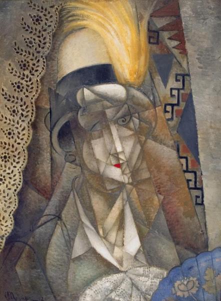 The Yellow Feather, 1912 by Jean Metzinger Oil Painting Reproductions
