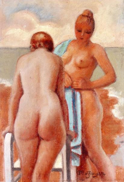 Two Bathers by Jean Metzinger