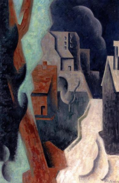 Way To The Factory by Jean Metzinger