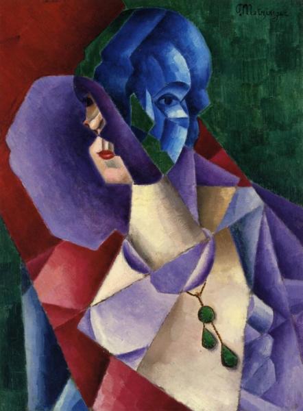 Woman's Head by Jean Metzinger Oil Painting Reproductions