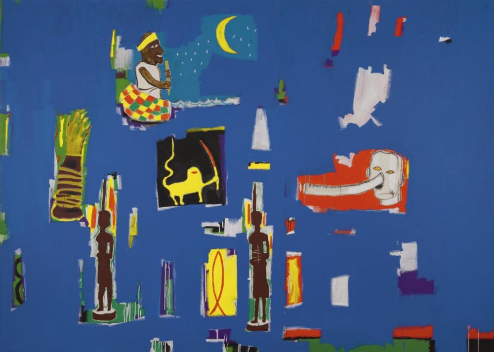 Antar, 1985 by Jean Michel Basquiat