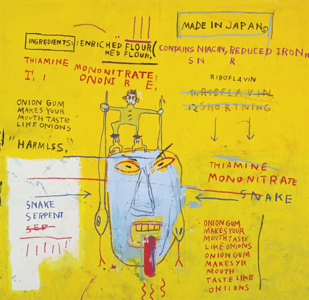 Onion Gum, 1983 by Jean Michel Basquiat