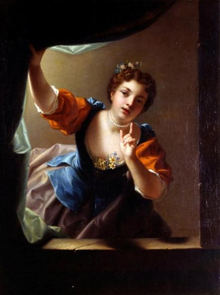 L'indiscrète by Jean Raoux