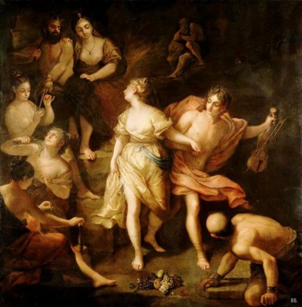 Orpheus And Eurydice by Jean Raoux Oil Painting Reproductions