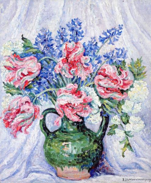 Vase Of Flowers by Jeanne Selmersheim