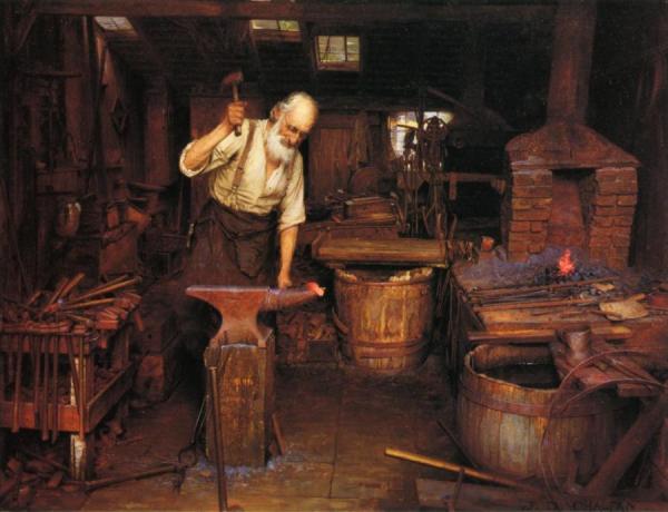 The Blacksmith by Jefferson David Chalfant
