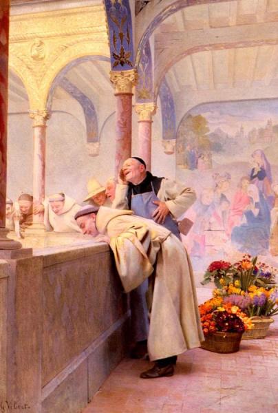 A Scandal by Jehan Georges Vibert