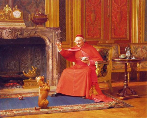 A Tasty Treat by Jehan Georges Vibert