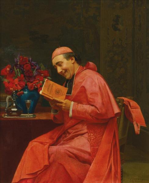 An Amusing Read by Jehan Georges Vibert