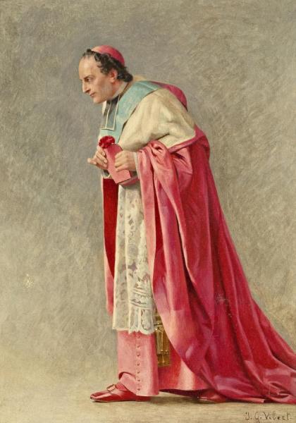 The Cardinal by Jehan Georges Vibert
