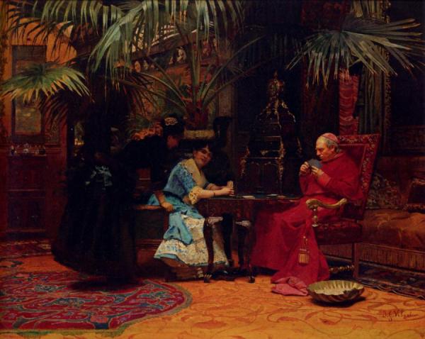 The Church In Danger by Jehan Georges Vibert