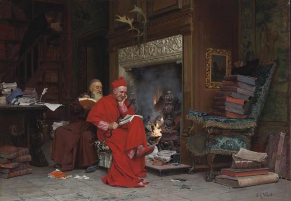 The Committee On Moral Books by Jehan Georges Vibert