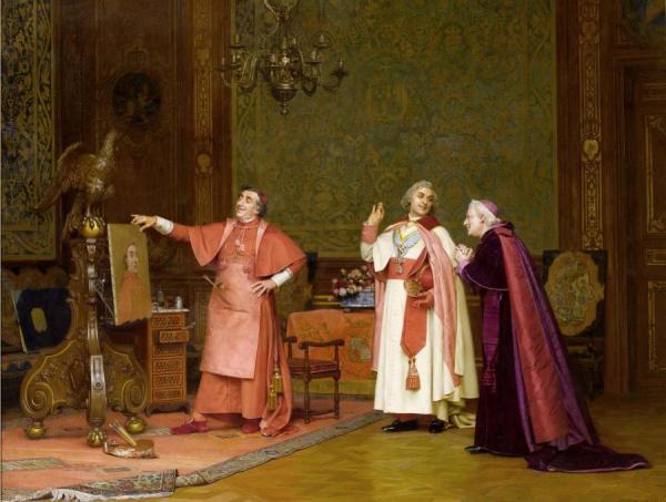 The Science Of Painting,1892 by Jehan Georges Vibert