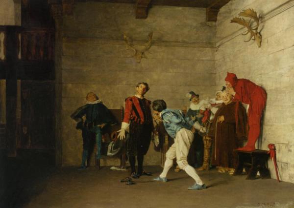 The Thespians by Jehan Georges Vibert