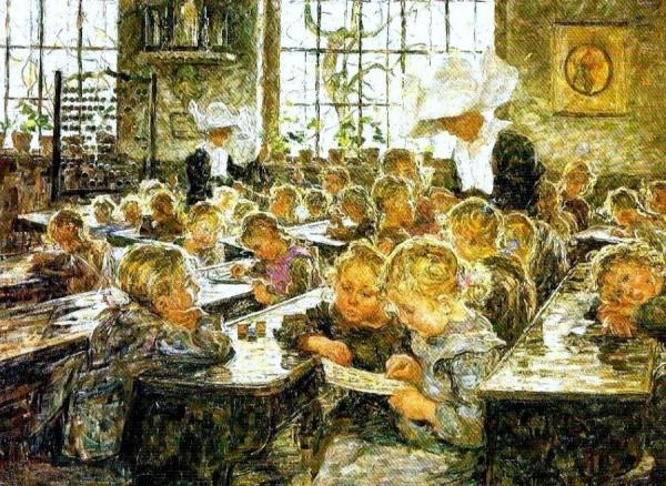 At School by Jenny Montigny