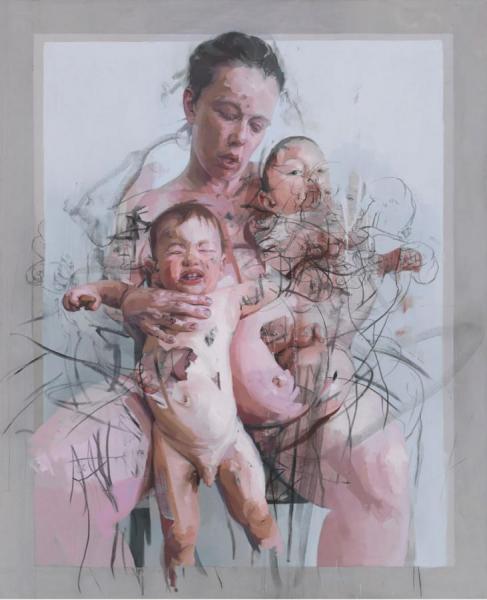The Mothers by Jenny Saville Oil Painting Reproductions