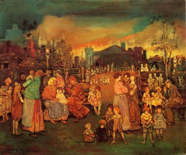 Evening Recreation by Jerome Myers