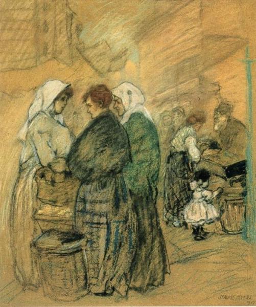Street Market by Jerome Myers