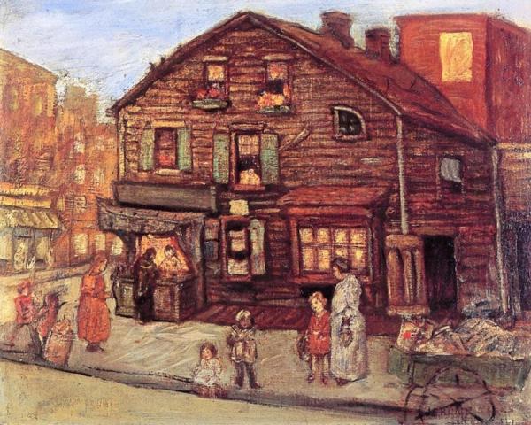 The Old Corner House, New York City by Jerome Myers