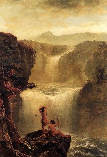 Hiawatha And Minnehaha On Their Honeymoon by Jerome Thompson