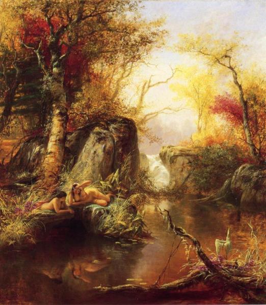 Jerome Thompson Indian Idyll