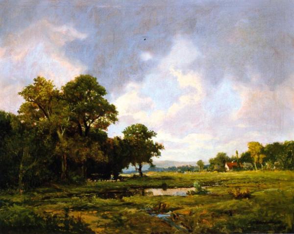 Jerome Thompson Pastoral Landscape