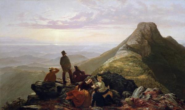 Jerome Thompson The Belated Party On Mansfield Mountain