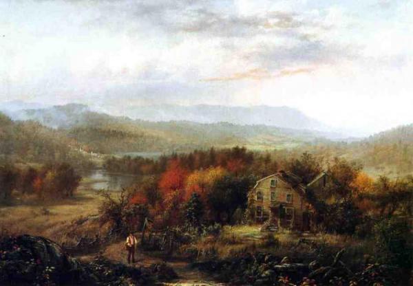 Jerome Thompson The Old Farmhouse