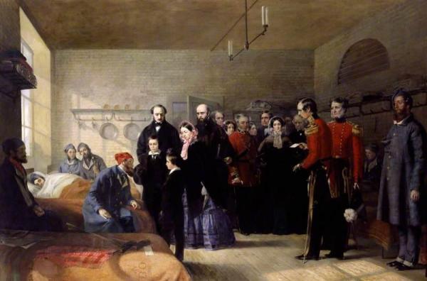 Jerry Barrett Queen Victoria's First Visit To Her Wounded Soldiers