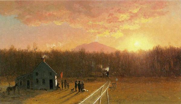 Afternoon Train by Jervis Mcentee