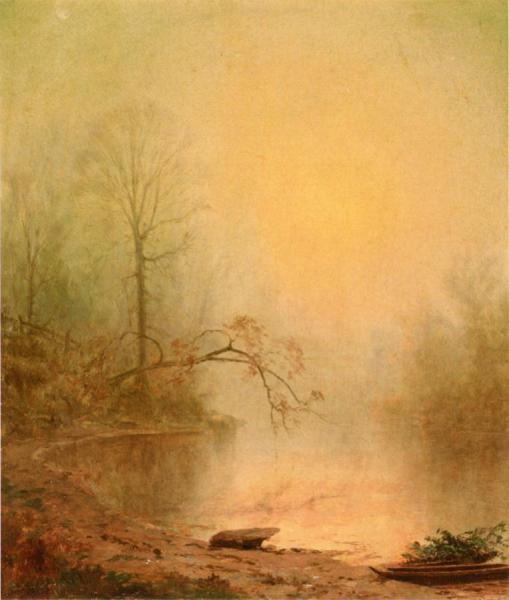 Misty Morning by Jervis Mcentee