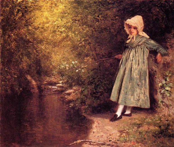 My Little Fisher Girl by Jervis Mcentee