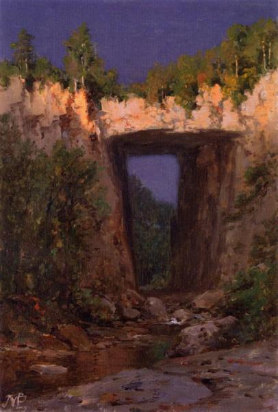 Natural Bridge by Jervis Mcentee