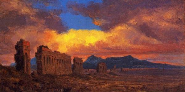 Roman Aqueduct by Jervis Mcentee
